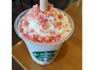 「スターバックス さくら 咲くサク フラペチーノ」のクチコミ画像 by 祐也ちくわさん