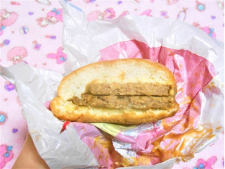 「ローソン 盛りすぎ！てりやきハンバーガー」のクチコミ画像 by tibihiromiさん