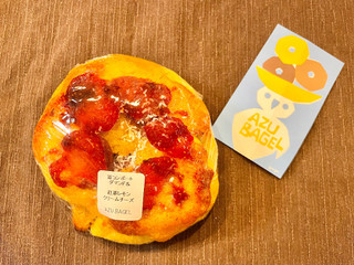 「AZU BAGEL 苺ダマンド＆紅茶レモンクリームチーズ 1個」のクチコミ画像 by やにゃさん