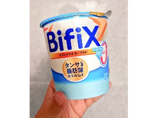 「江崎グリコ BifiXヨーグルト ほんのり甘い脂肪ゼロ カップ375g」のクチコミ画像 by 果季口さん