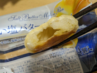 「フジパン ちっちゃい塩バターメロンパン 袋4個」のクチコミ画像 by ゅぃぽんさん