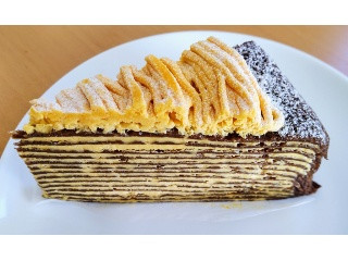 ドトール 北海道産かぼちゃのミルクレープ