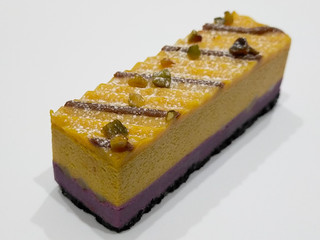 「エクセルシオールカフェ かぼちゃと紫芋のケーキ」のクチコミ画像 by ばぶたろうさん