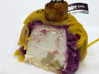 「シャトレーゼ 金時芋と紫芋のモンブラン」のクチコミ画像 by ばぶたろうさん