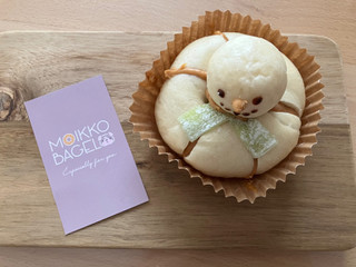 「moikkobagel きなこクリームスノーマン 一個」のクチコミ画像 by こつめかわうそさん