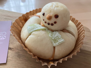 「moikkobagel きなこクリームスノーマン 一個」のクチコミ画像 by こつめかわうそさん