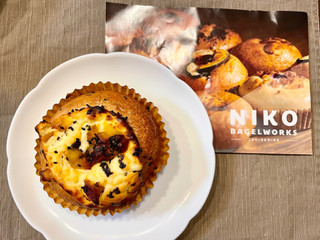 「NIKO BAGEL WORKS さつま芋チーズケーキベーグル 1個」のクチコミ画像 by やにゃさん