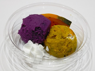 「オーケー 紫芋とかぼちゃのスイーツサラダ」のクチコミ画像 by ばぶたろうさん
