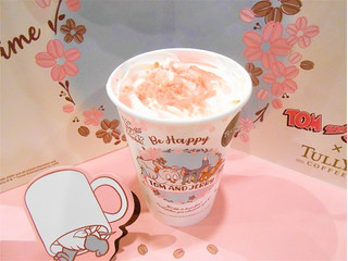 「タリーズコーヒー 桜舞う 苺チーズケーキラテ」のクチコミ画像 by tibihiromiさん