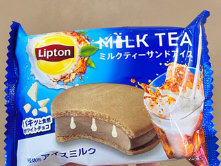 「リプトン ミルクティーサンドアイス 袋75ml」のクチコミ画像 by utatanさん