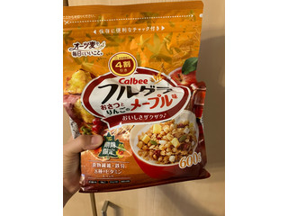カルビー フルグラおさつとりんごのメープル味 600g×6袋入り(1