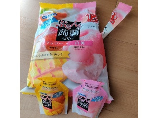 ぷるんと蒟蒻ゼリー マンゴー＋白桃