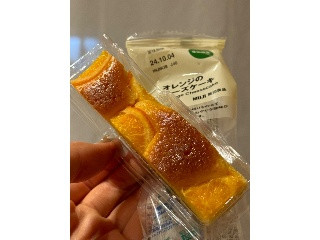 オレンジのチーズケーキ