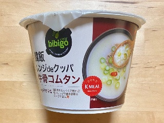 「CJ FOODS JAPAN ビビゴ 韓飯 レンジdeクッパ 牛骨コムタン カップ172g」のクチコミ画像 by 踊る埴輪さん