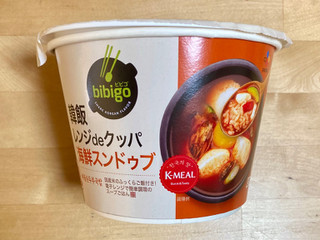 「CJ FOODS JAPAN ビビゴ 韓飯 レンジdeクッパ 海鮮スンドゥブ カップ173.7g」のクチコミ画像 by 踊る埴輪さん