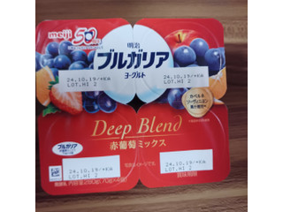 「明治 ブルガリアヨーグルト Deep Blend 赤葡萄ミックス カップ70g×4」のクチコミ画像 by 鉄腕子さん