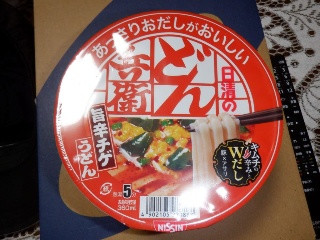 日清のあっさりおだしがおいしいどん兵衛 旨辛チゲうどん