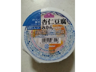 トップバリュ おいしく糖質コントロール杏仁豆腐みかん