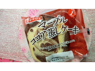 マーブルココア蒸しケーキ