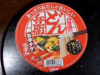 「日清食品 日清のあっさりおだしがおいしいどん兵衛 旨辛チゲうどん カップ69g」のクチコミ画像 by 相模道灌さん