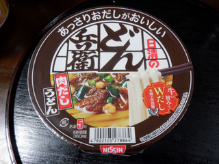 「日清食品 日清のあっさりおだしがおいしいどん兵衛 肉だしうどん カップ72g」のクチコミ画像 by 相模道灌さん