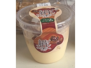 ロピア 絹ごしイタリア栗クリームプリン