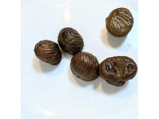 栗にメープルかけちゃいました。