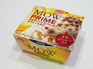 「森永 MOW PRIME カラメルシナモンクッキー＆ハニーミルク カップ105ml」のクチコミ画像 by ばぶたろうさん