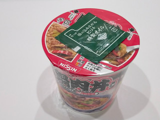 「日清食品 回鍋肉丼メシ ガツン！とにんにくのピリ辛味噌味 110g」のクチコミ画像 by ばぶたろうさん