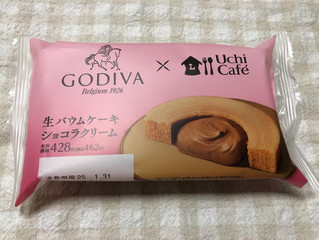 「ローソン Uchi Cafe’ × GODIVA 生バウムケーキ ショコラクリーム」のクチコミ画像 by nagomi7さん