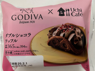 「ローソン Uchi Cafe’ × GODIVA ダブルショコラワッフル」のクチコミ画像 by ハムの国さん