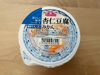 トップバリュ おいしく糖質コントロール杏仁豆腐みかん