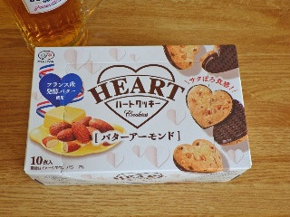 ハートクッキー バターアーモンド