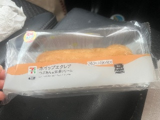 セブン-イレブン ホイップエクレアつぶあん＆抹茶クリーム
