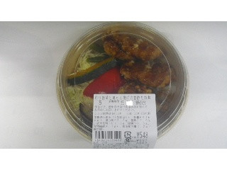 ローソン 彩り野菜と鶏から揚げの甘酢たれ丼