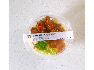 セブン-イレブン 甘辛鶏唐揚げのパスタサラダ