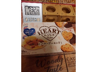 ハートクッキー バターアーモンド