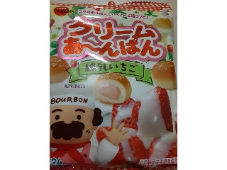 中評価】ブルボン クリームあ～んぱん 練乳いちごの感想・クチコミ