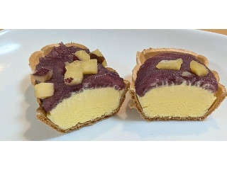 井村屋 紫いもと紅はるかのモンブランアイス