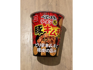 「おやつカンパニー ベビースターラーメン丸 豚キムチ味 カップ59g」のクチコミ画像 by Yoko Yuさん