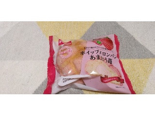 「Pasco ホイップメロンパン あまおう苺 袋1個」のクチコミ画像 by やっぺさん