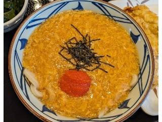 丸亀製麺 明太たまごあんかけうどん