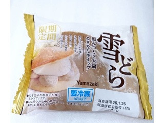 雪どら 黒みつ入り大福＆きなこホイップ