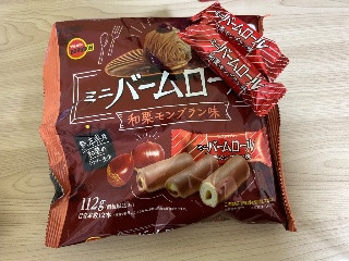 ミニバームロール 和栗モンブラン味