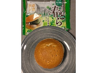 春どら つぶあん入りよもぎ団子＆きなこホイップ