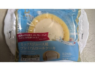 ローソン ウチカフェ ミックスジュース風プレミアムロールケーキ