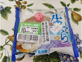 生どら まるごと豆大福＆ミルクホイップ