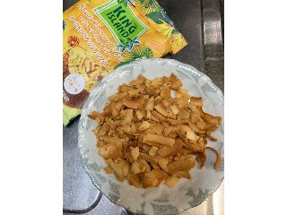 業務スーパー KINGISLAND ローストココナッツチップ ハニーバター味