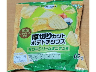 トップバリュ ベストプライス 厚切りカット ポテトチップス サワークリームオニオン味