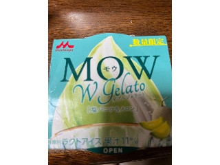 MOW Wジェラート 塩バニラ＆メロン